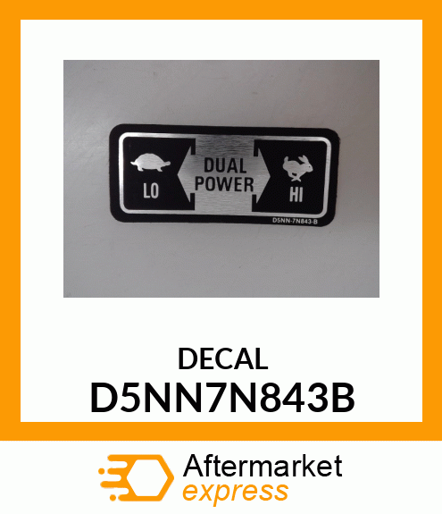 DECAL D5NN7N843B