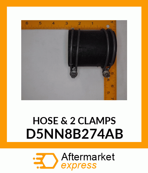 HOSE & 2 CLAMPS D5NN8B274AB