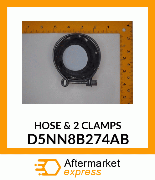 HOSE & 2 CLAMPS D5NN8B274AB