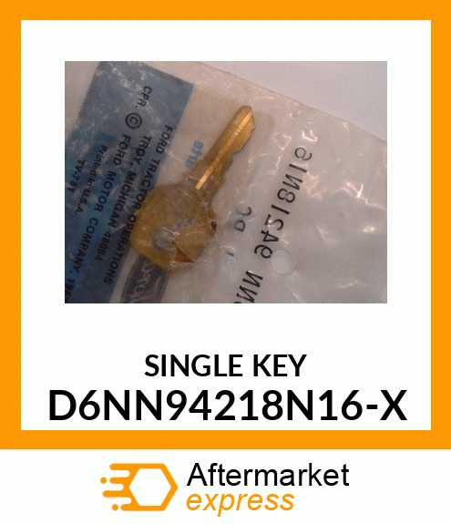 SINGLE KEY D6NN94218N16-X