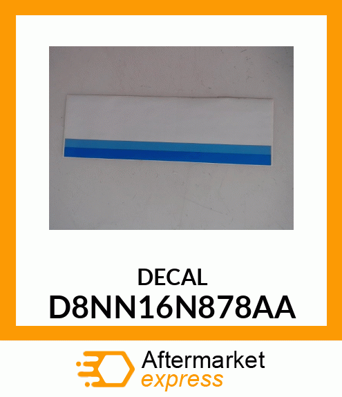 DECAL D8NN16N878AA