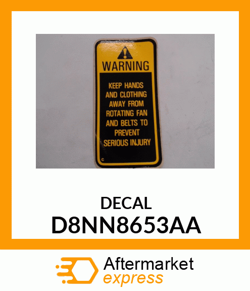 DECAL D8NN8653AA