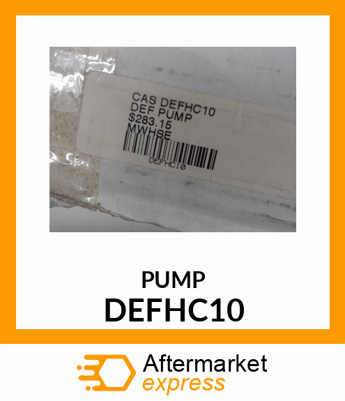 PUMP DEFHC10