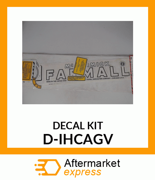 DECAL KIT D-IHCAGV