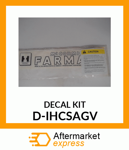 DECAL KIT D-IHCSAGV