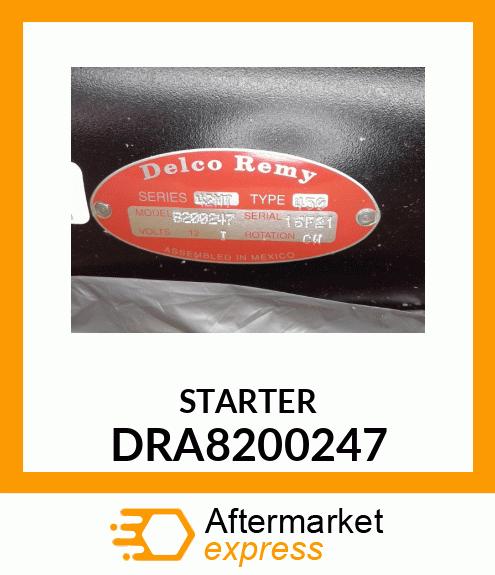 STARTER DRA8200247