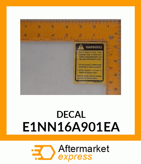 DECAL E1NN16A901EA