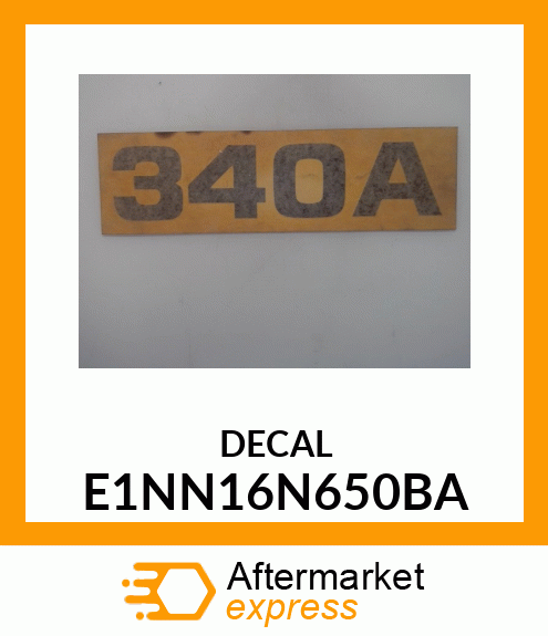 DECAL E1NN16N650BA