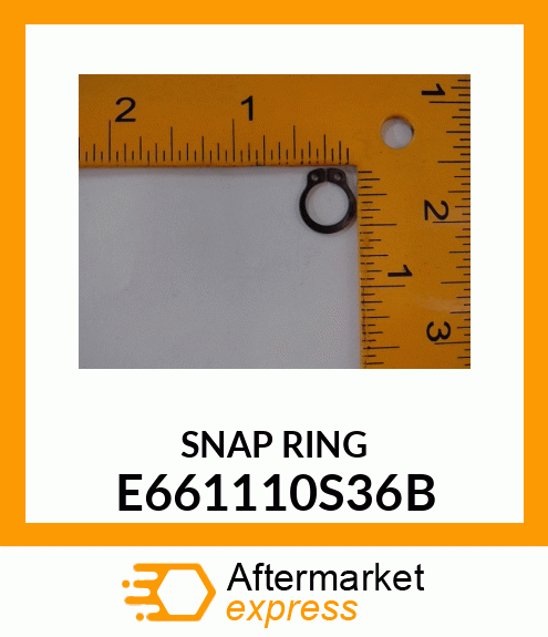 SNAP RING E661110S36B