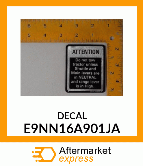 DECAL E9NN16A901JA