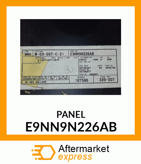 PANEL E9NN9N226AB