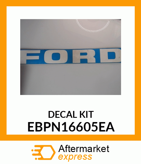 DECAL KIT EBPN16605EA