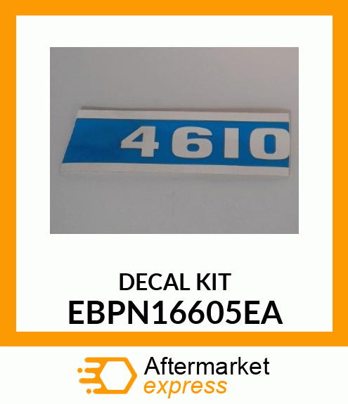 DECAL KIT EBPN16605EA