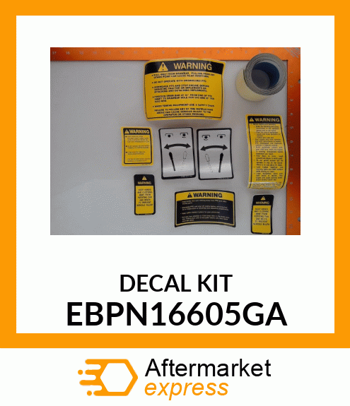 DECAL KIT EBPN16605GA