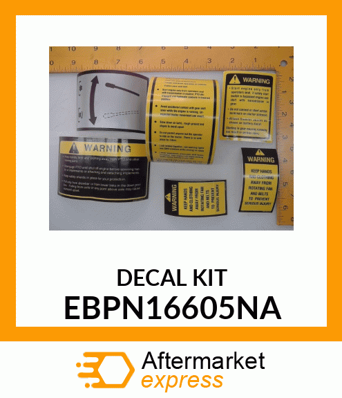 DECAL KIT EBPN16605NA