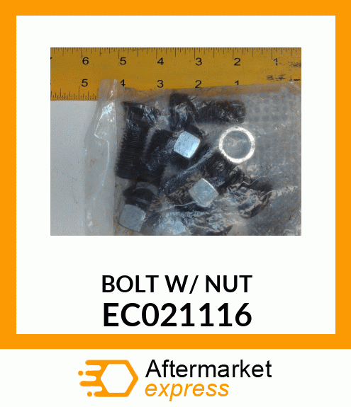 BOLT W/ NUT EC021116