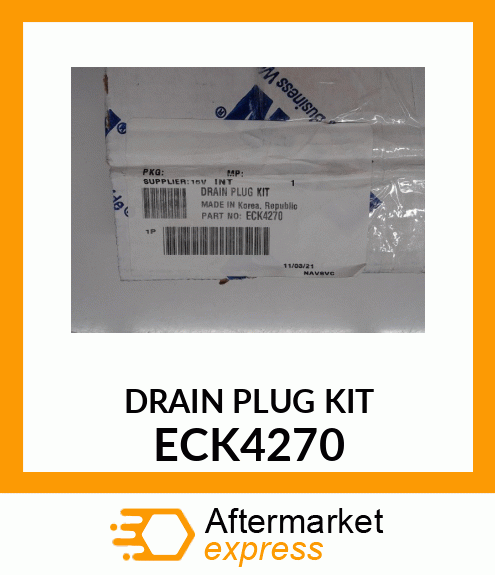 DRAIN PLUG KIT ECK4270