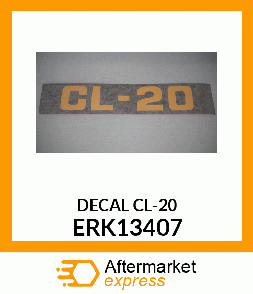 DECAL CL-20 ERK13407