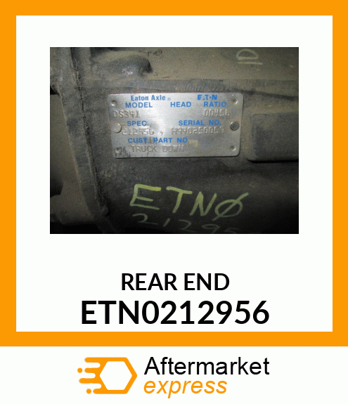 REAR END ETN0212956