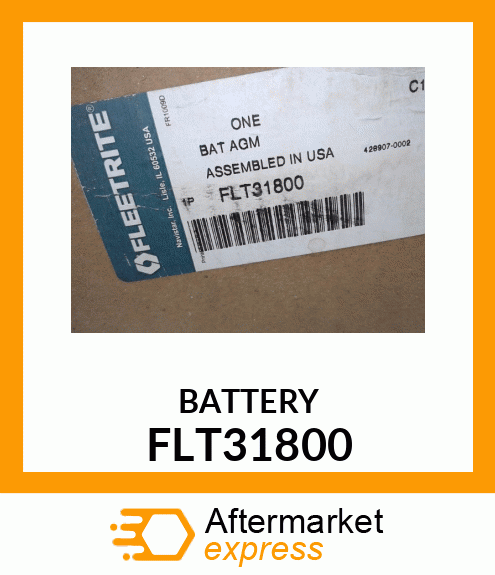 BATTERY FLT31800