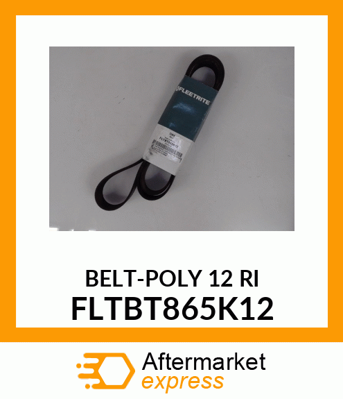 BELT-POLY 12 RI FLTBT865K12