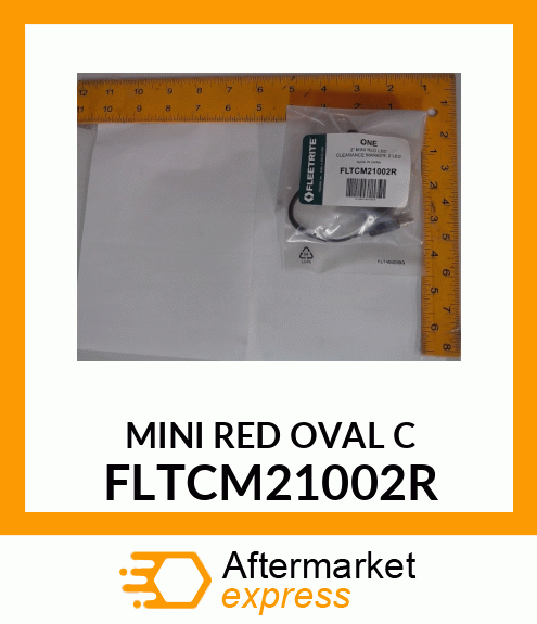 MINI RED OVAL C FLTCM21002R