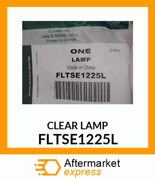 CLEAR LAMP FLTSE1225L