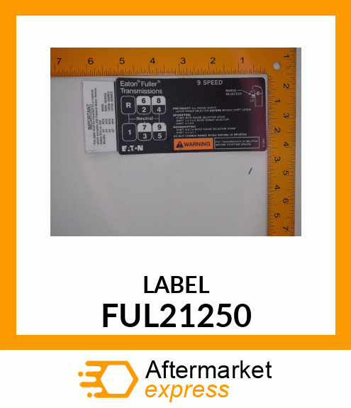 LABEL FUL21250