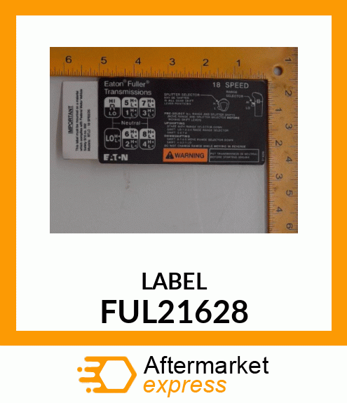 LABEL FUL21628