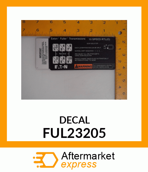 DECAL FUL23205