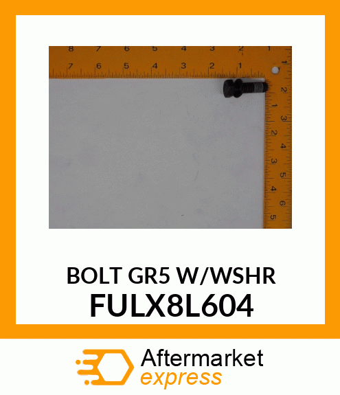 BOLT GR5 W/WSHR FULX8L604