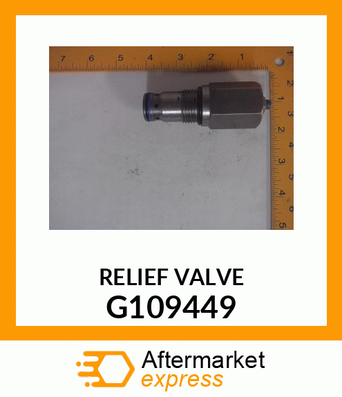 RELIEF VALVE G109449