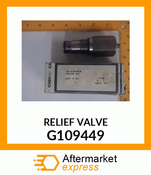 RELIEF VALVE G109449