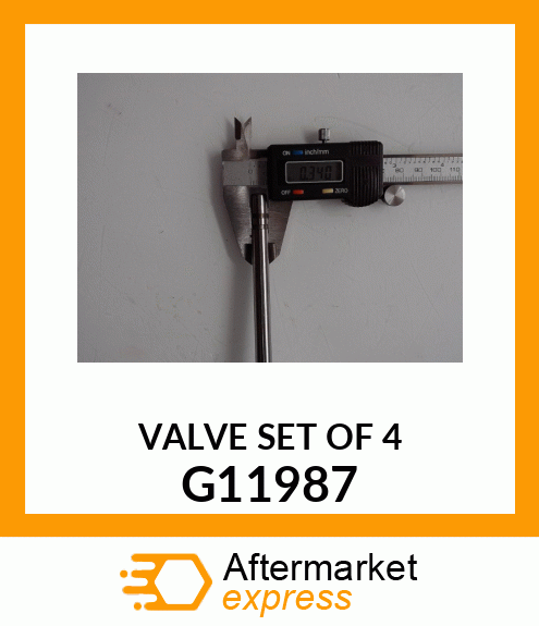 VALVE SET OF 4 G11987