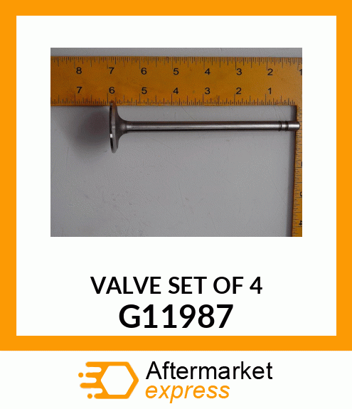 VALVE SET OF 4 G11987