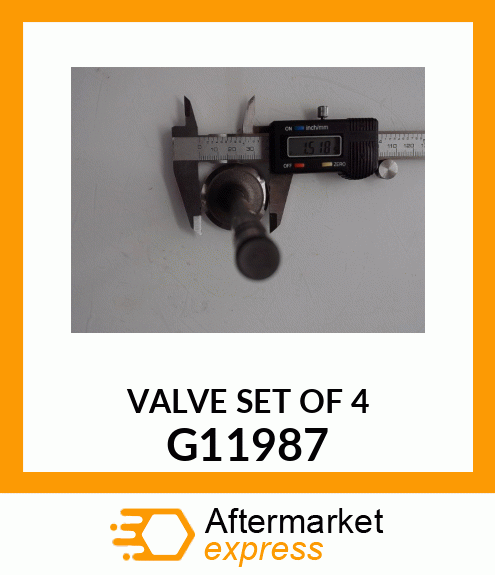 VALVE SET OF 4 G11987