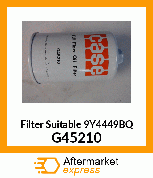 Filter Suitable 9Y4449BQ G45210