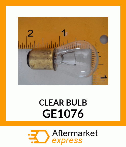 CLEAR BULB GE1076