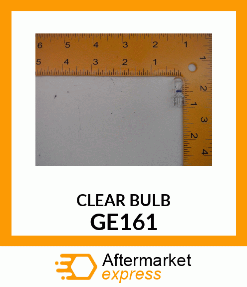 CLEAR BULB GE161