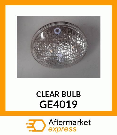 CLEAR BULB GE4019