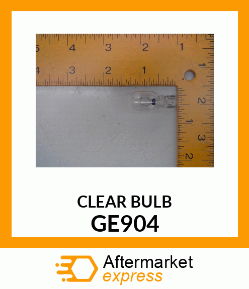 CLEAR BULB GE904