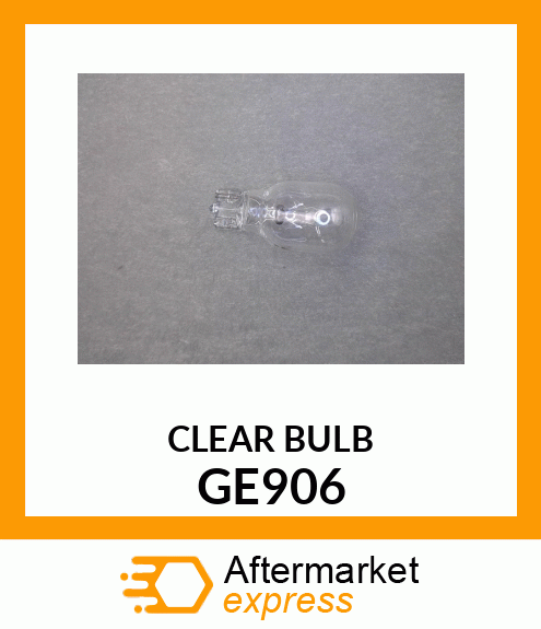 CLEAR BULB GE906