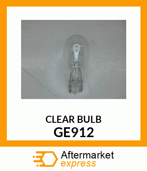 CLEAR BULB GE912