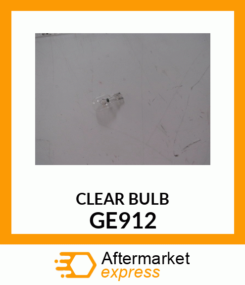 CLEAR BULB GE912