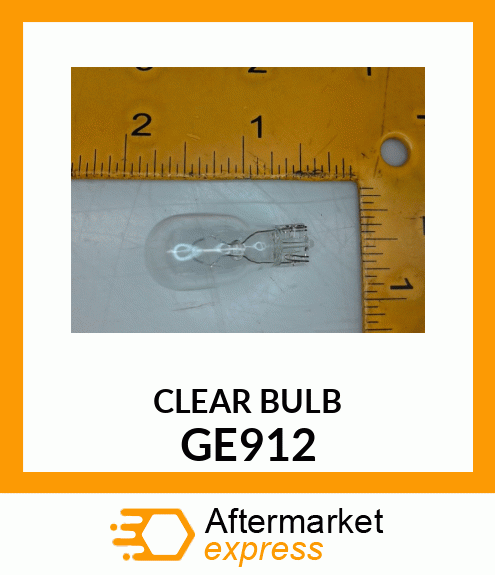 CLEAR BULB GE912