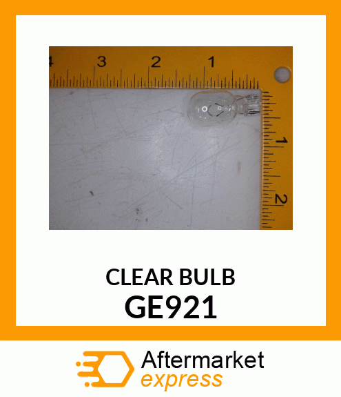 CLEAR BULB GE921