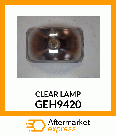 CLEAR LAMP GEH9420