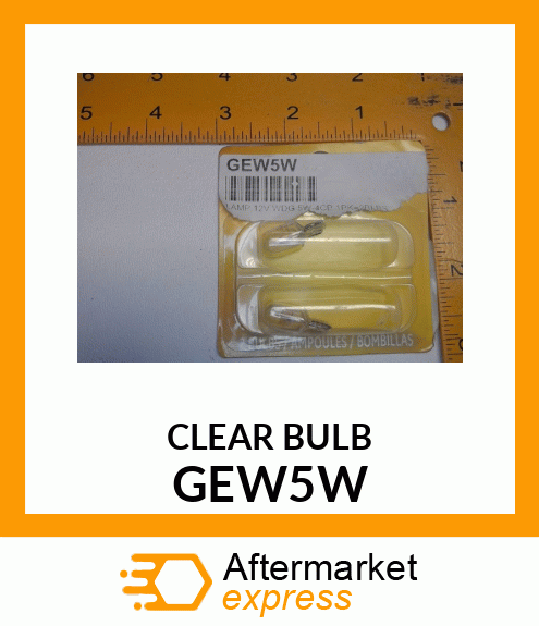 CLEAR BULB GEW5W