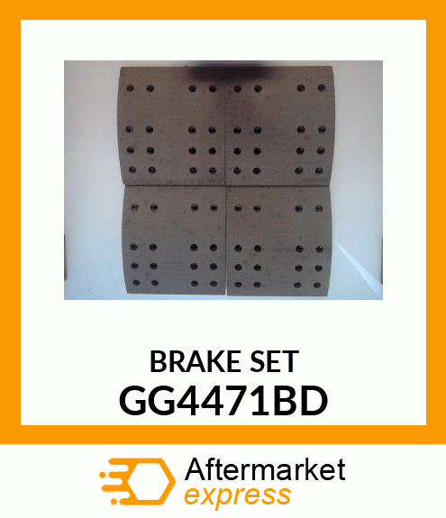 BRAKE SET GG4471BD