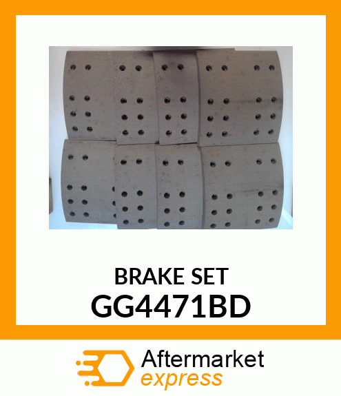 BRAKE SET GG4471BD